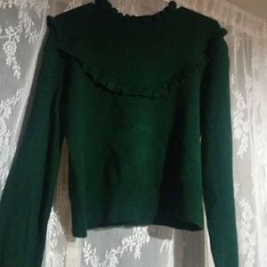 French Connection Lg Hunter Green